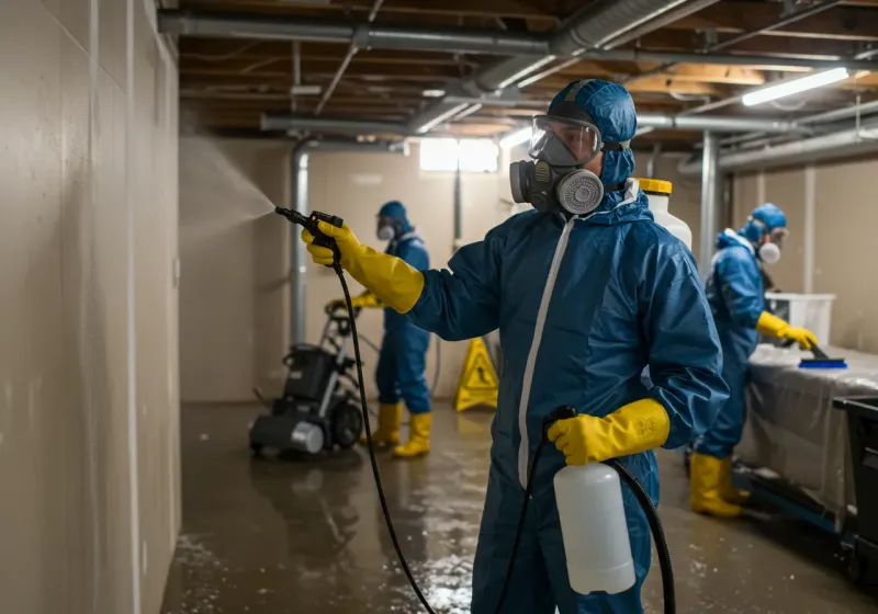 Basement Sanitization and Antimicrobial Treatment process in Fort Hancock, TX